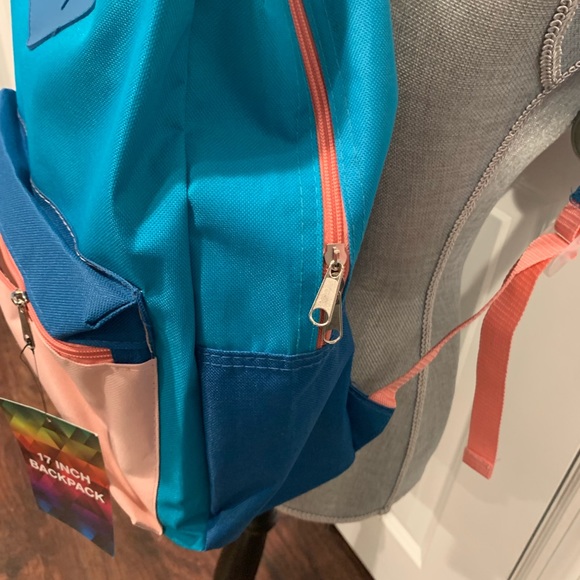 NWT 17” Backpack. Perfect for everyday use or kids use at school Loads of room! - Picture 8 of 9